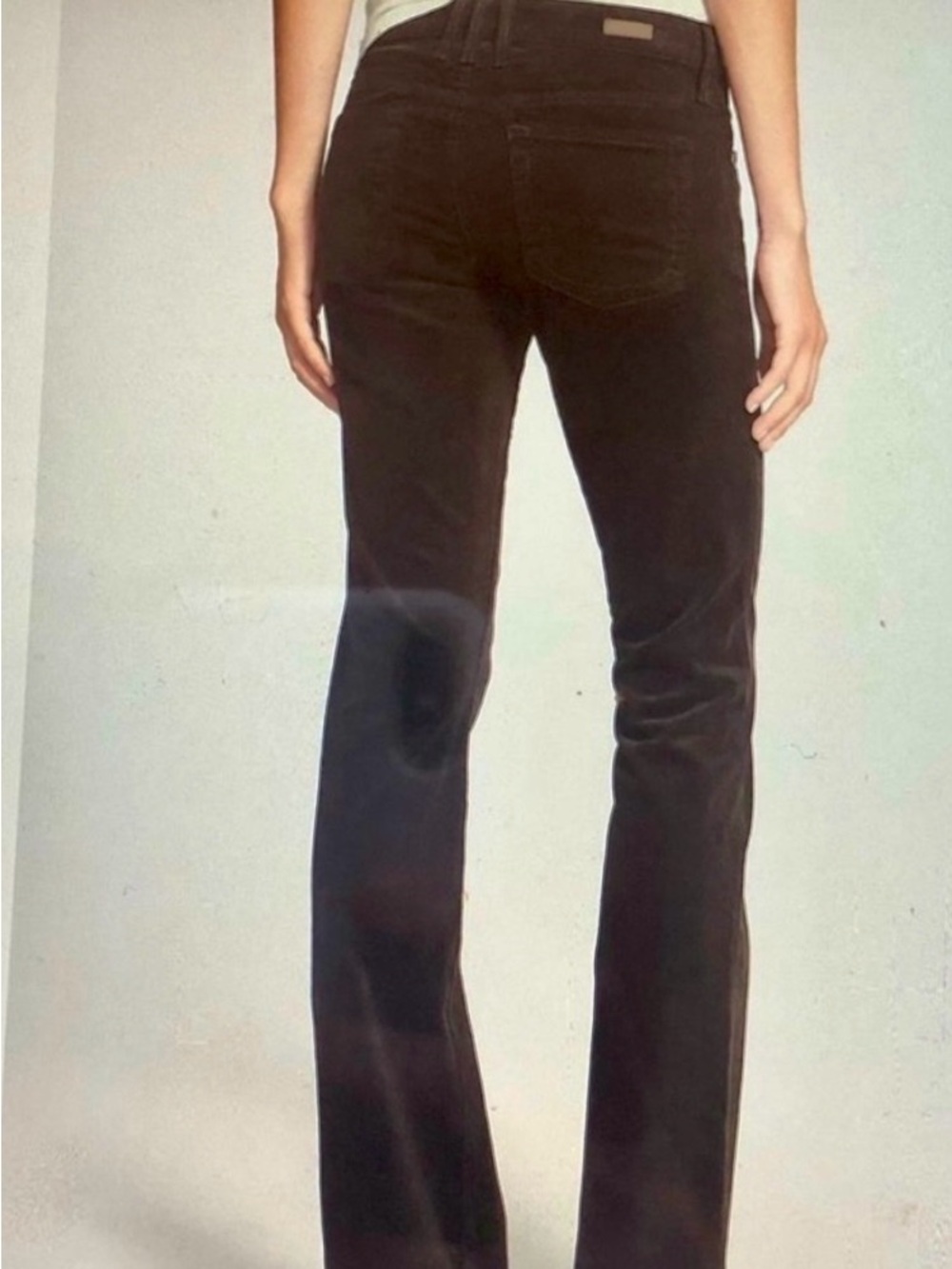 Kut from the Kloth Brown Corduroy Farrah Baby Bootcut Pants